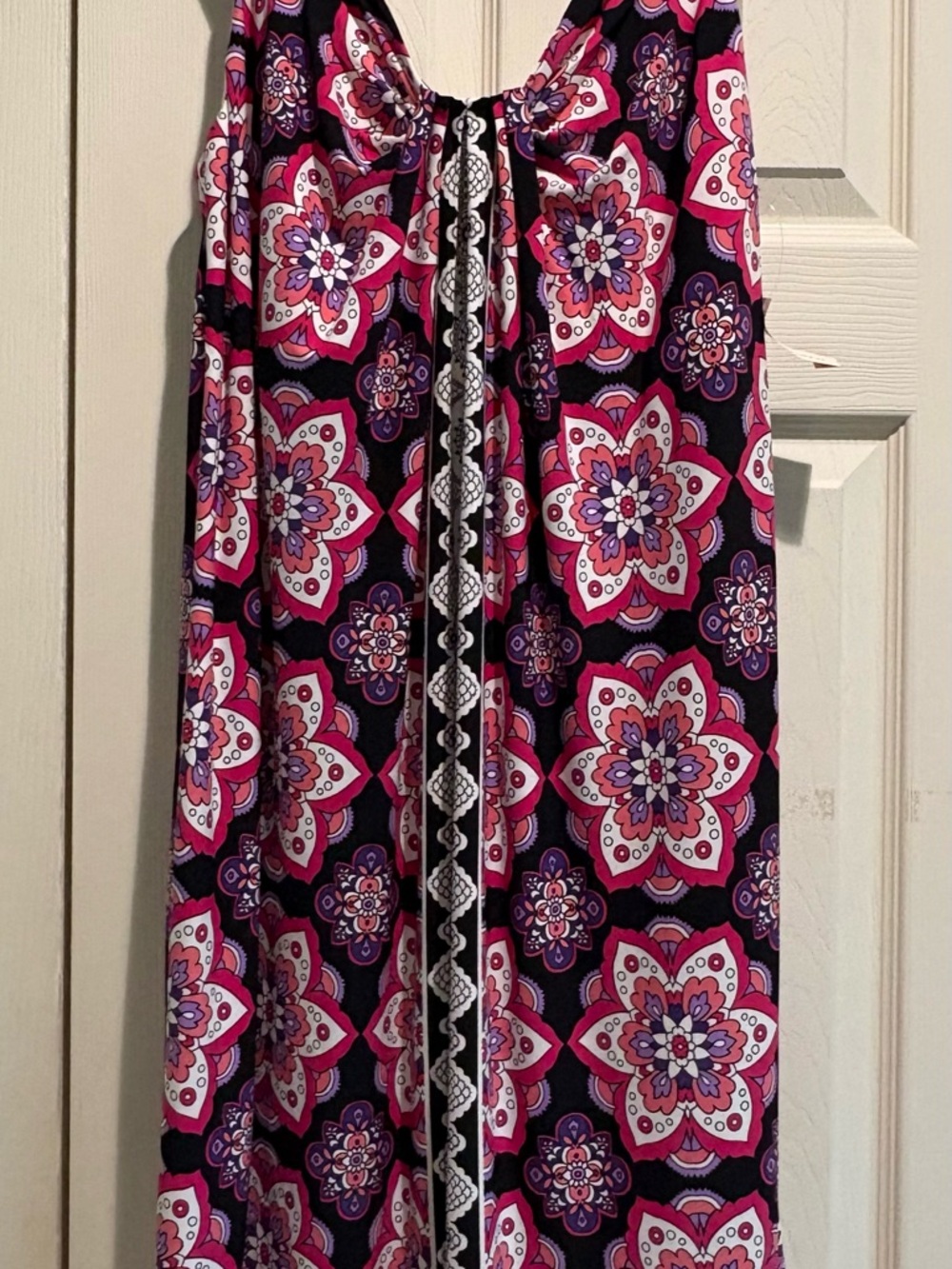 Pink & Purple Floral Maxi Dress